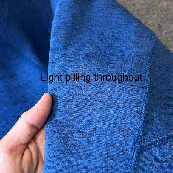 Nike Tech Fleece Full Zip Hoodie Jacket - Men's Size M - Blue - Picture 7 of 11